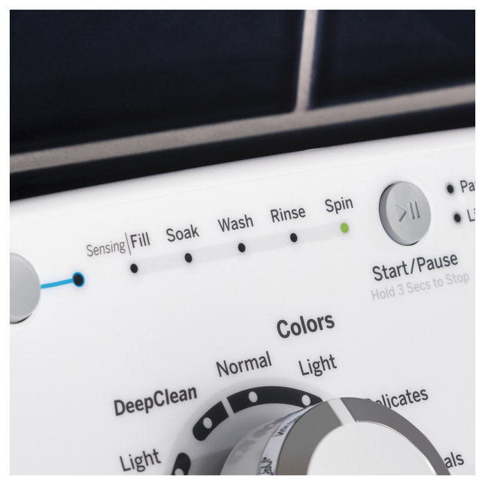 GE Appliances Washer & Dryer Set with 4.2 Cubic Feet Top Load Washer